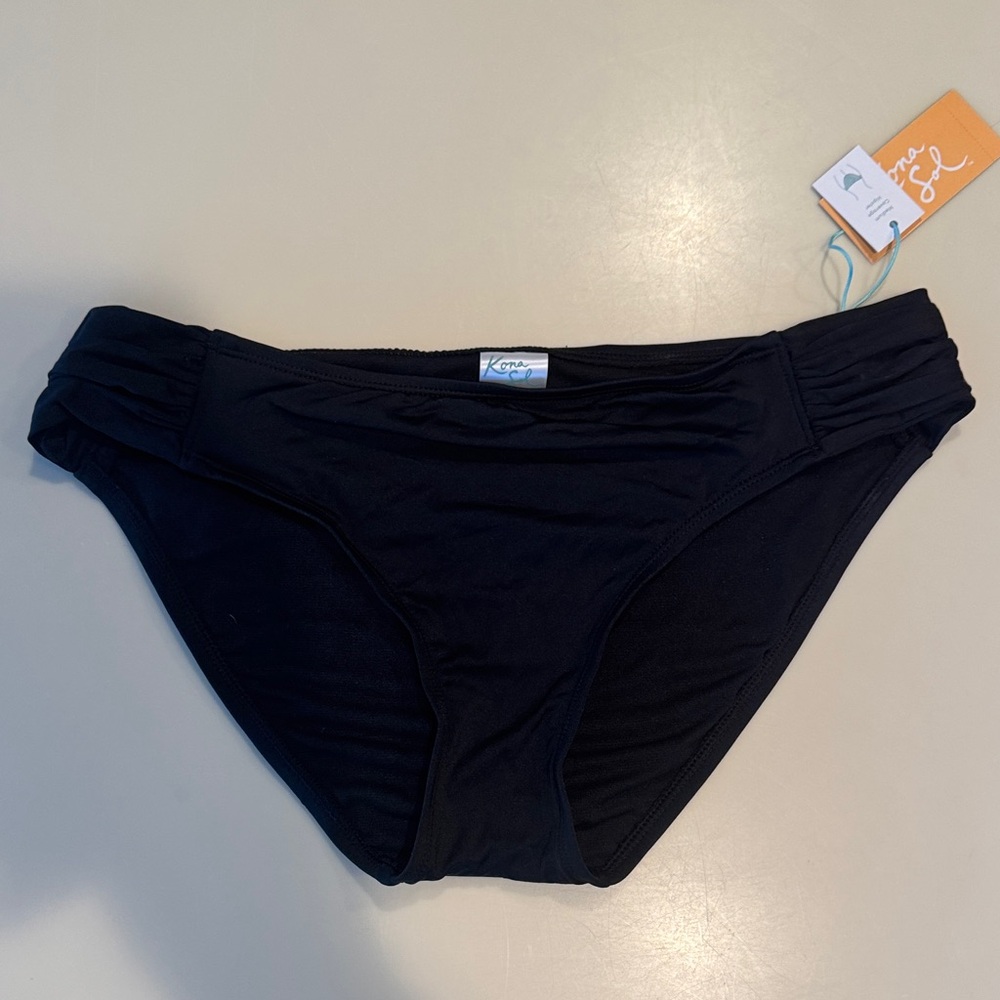 Kona Sol Black Bikini Bottom